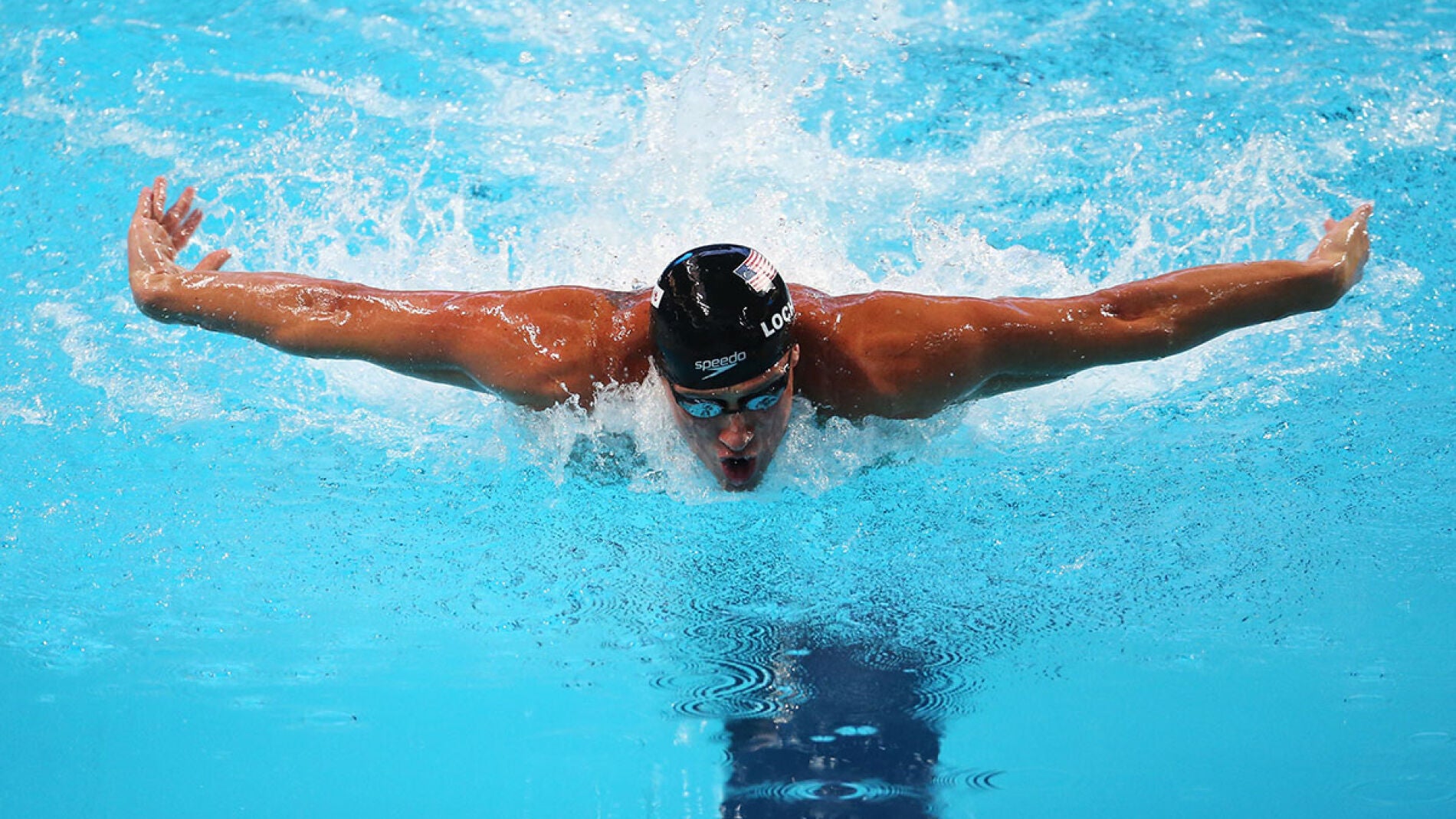 Lochte, en su camino al oro en 200 libres
