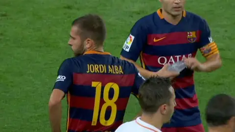 Jordi Alba, se lesiona y se pierde la Supercopa de Europa Jordi Alba, se lesiona y se pierde la Supercopa de Europa