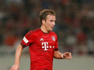 Mario Gözte jugador del Bayern de Múnich Mario Gözte jugador del Bayern de Múnich