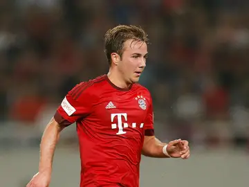 Mario Gözte jugador del Bayern de Múnich Mario Gözte jugador del Bayern de Múnich