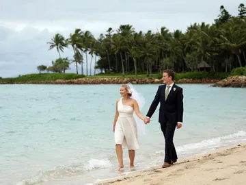 Imagen de archivo de una boda en la playa Imagen de archivo de una boda en la playa