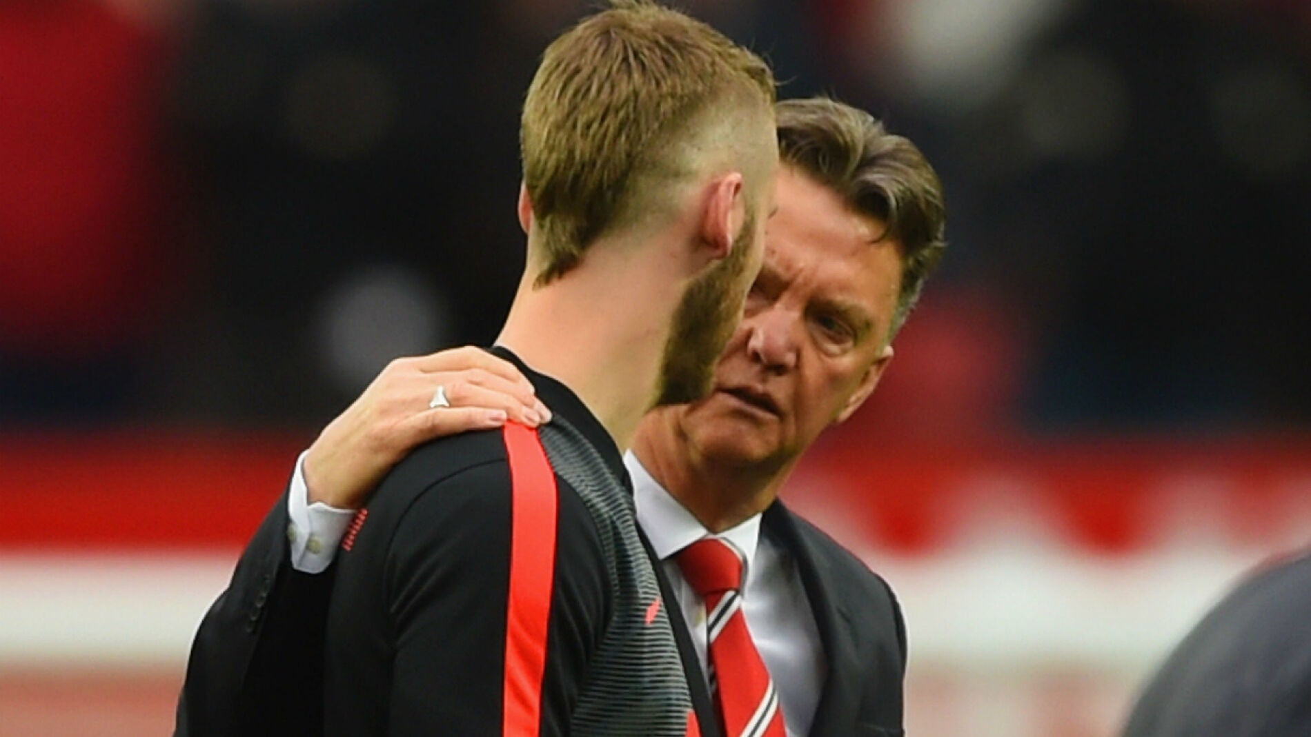 Lois Van Gaal y David de Gea