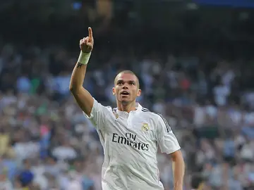 Pepe central del Real Madrid Pepe central del Real Madrid