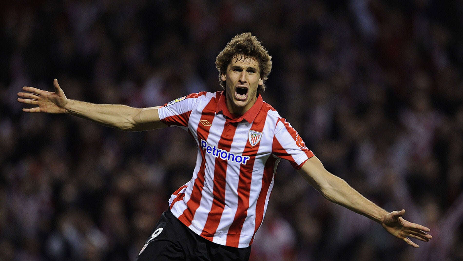 Llorente, durante su etapa en el Athletic