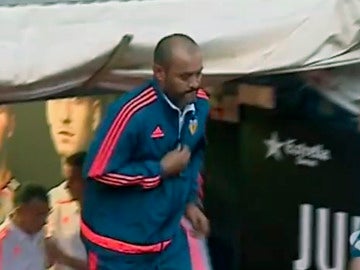 Nuno, durante la presentación del equipo Nuno, durante la presentación del equipo