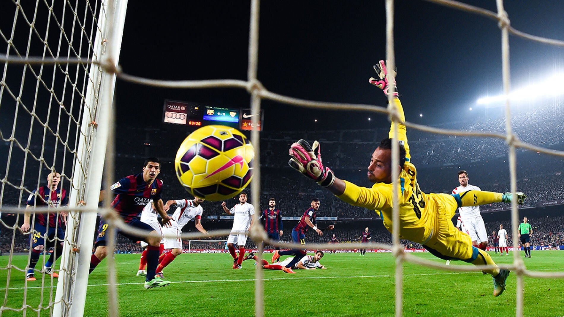 Imagen de un Bar&ccedil;a - Sevilla de la temporada pasada