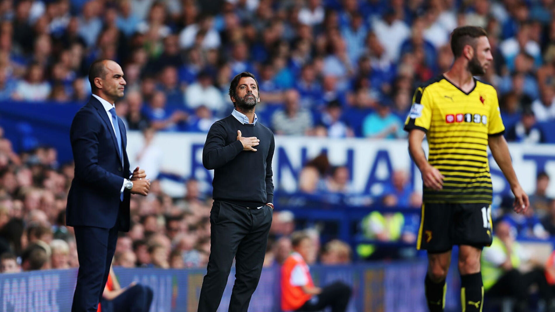 Quique S&aacute;nchez Flores, en su debut en la Premier