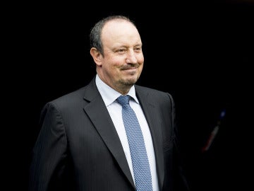 Rafa Benítez, antes del partido