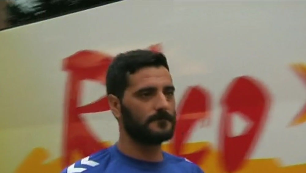 Dani Güiza, jugador del Cádiz