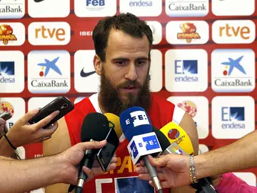 Sergio Rodríguez atiende a los medios de comunicación Sergio Rodríguez atiende a los medios de comunicación