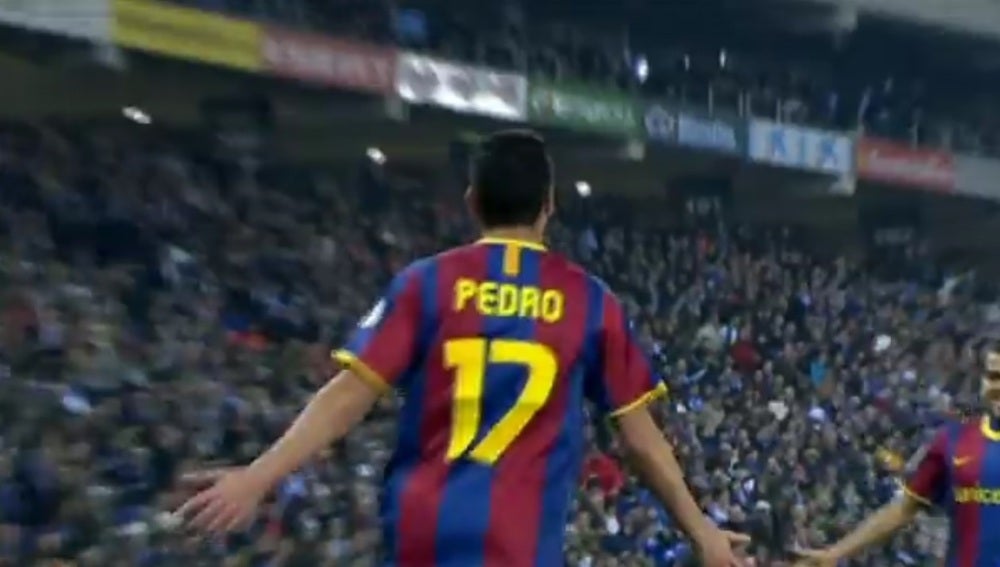 Pedro Rodríguez, gol el con FC Barcelona