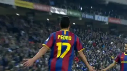 Pedro Rodríguez, gol el con FC Barcelona Pedro Rodríguez, gol el con FC Barcelona