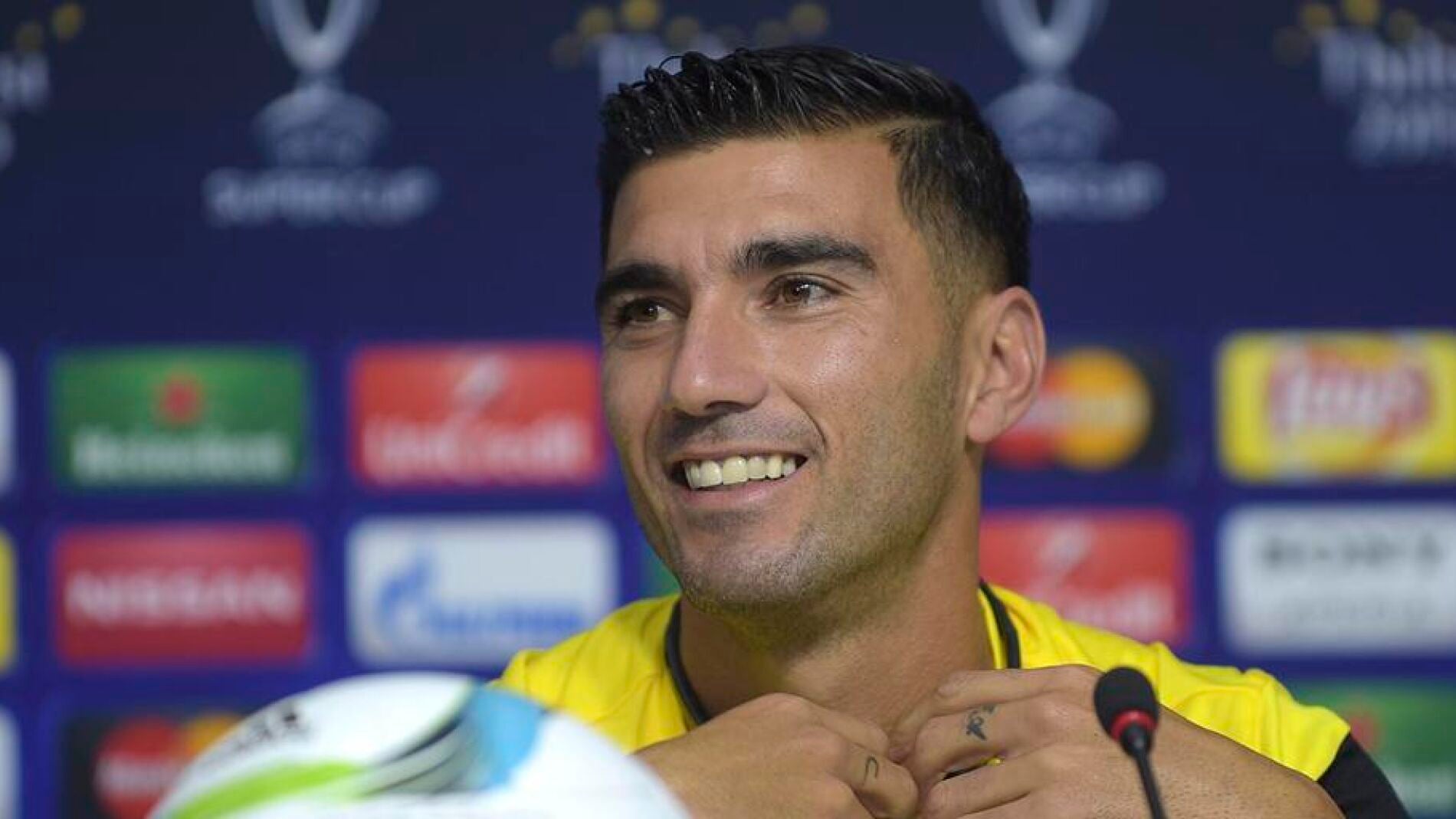 Jos&eacute; Antonio en sala de prensa