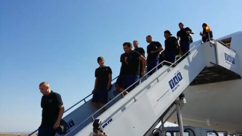 El Bar&ccedil;a llega a Tiflis