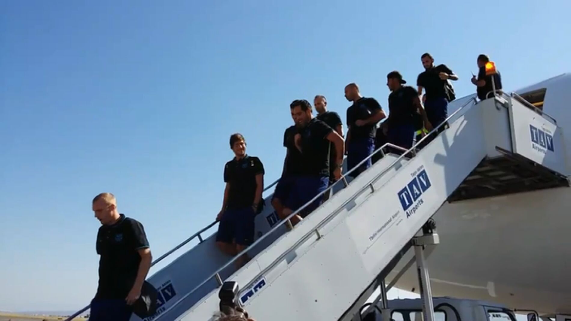 El Bar&ccedil;a llega a Tiflis