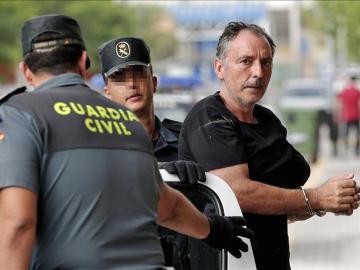 Marcos Cabo a su llegada el pasado 7 de agosto a los juzgados de Lliria 