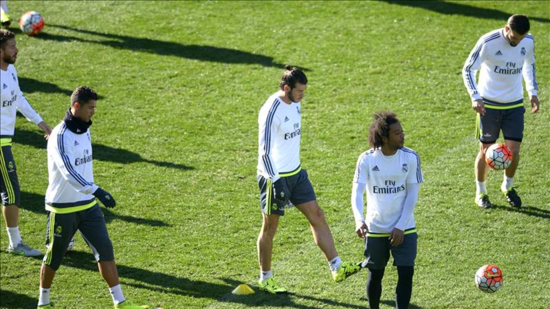 El Real Madrid se ejercita en Valdebebas