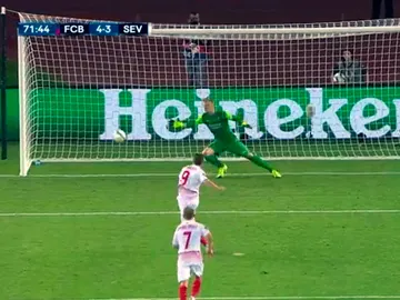 El gol de Kevin Gameiro de penalti El gol de Kevin Gameiro de penalti