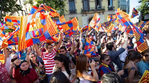 La afición culé La afición culé