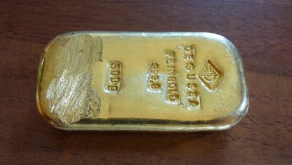 El lingote de oro hallado en Schönau