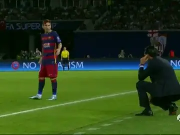 Frame 23.438471 de: El enfado de Messi con Emery Frame 23.438471 de: El enfado de Messi con Emery