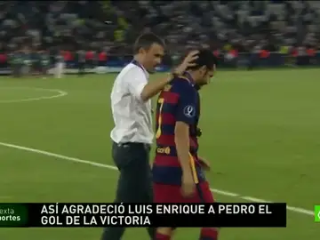 Frame 10.14896 de: Luis Enrique felicitó a Pedro de una forma muy fría Frame 10.14896 de: Luis Enrique felicitó a Pedro de una forma muy fría