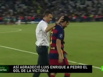 Frame 10.14896 de: Luis Enrique felicitó a Pedro de una forma muy fría Frame 10.14896 de: Luis Enrique felicitó a Pedro de una forma muy fría