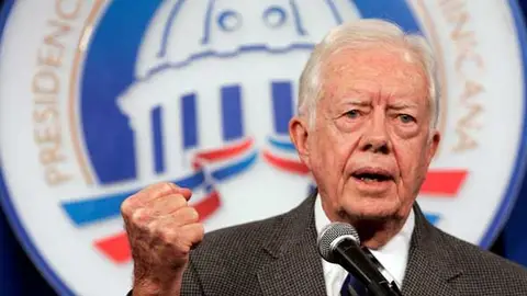 El expresidente de EEUU, Jimmy Carter El expresidente de EEUU, Jimmy Carter
