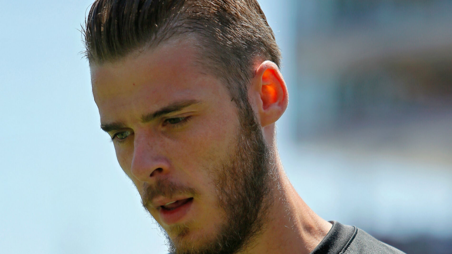 De Gea, con la cabeza agachada