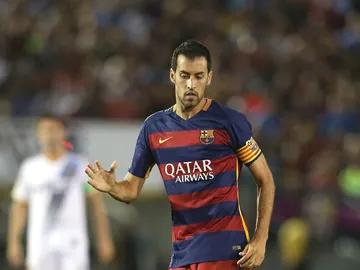 Sergio Busquets, durante un partido Sergio Busquets, durante un partido