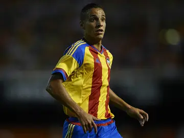 Rodrigo, atacante del Valencia Rodrigo, atacante del Valencia