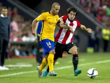 El defensa argentino del F. C. Barcelona, Javier Mascherano El defensa argentino del F. C. Barcelona, Javier Mascherano