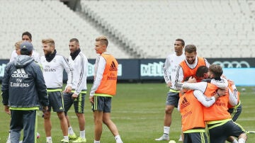 Entrenamiento del Real Madrid