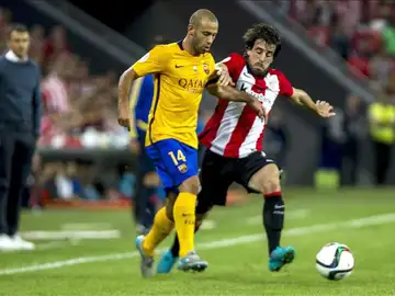 - El centrocampista del Barcelona Javier Mascherano se mostró dolido por la goleada - El centrocampista del Barcelona Javier Mascherano se mostró dolido por la goleada
