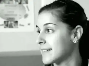 Carolina Marín, en blanco y negro Carolina Marín, en blanco y negro