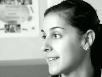 Carolina Marín, en blanco y negro Carolina Marín, en blanco y negro