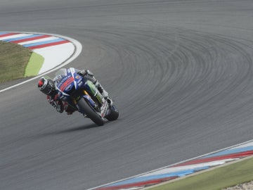 Jorge Lorenzo, con su Yamaha en Brno