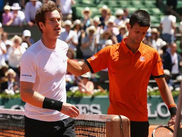 Murray, junto a Djokovic Murray, junto a Djokovic