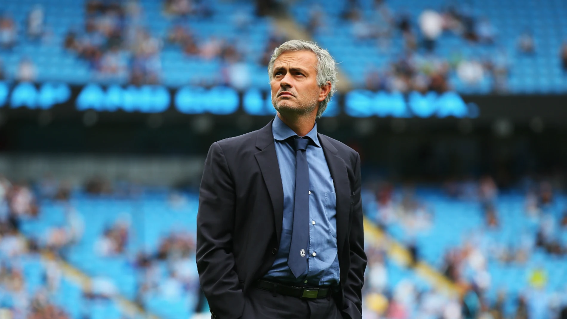 Mourinho, en el Etihad Mourinho, en el Etihad