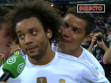 Cristiano broma a Marcelo Cristiano broma a Marcelo