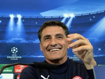 Michel, durante una rueda de prensa Michel, durante una rueda de prensa