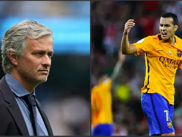 Mourinho y Pedro Mourinho y Pedro