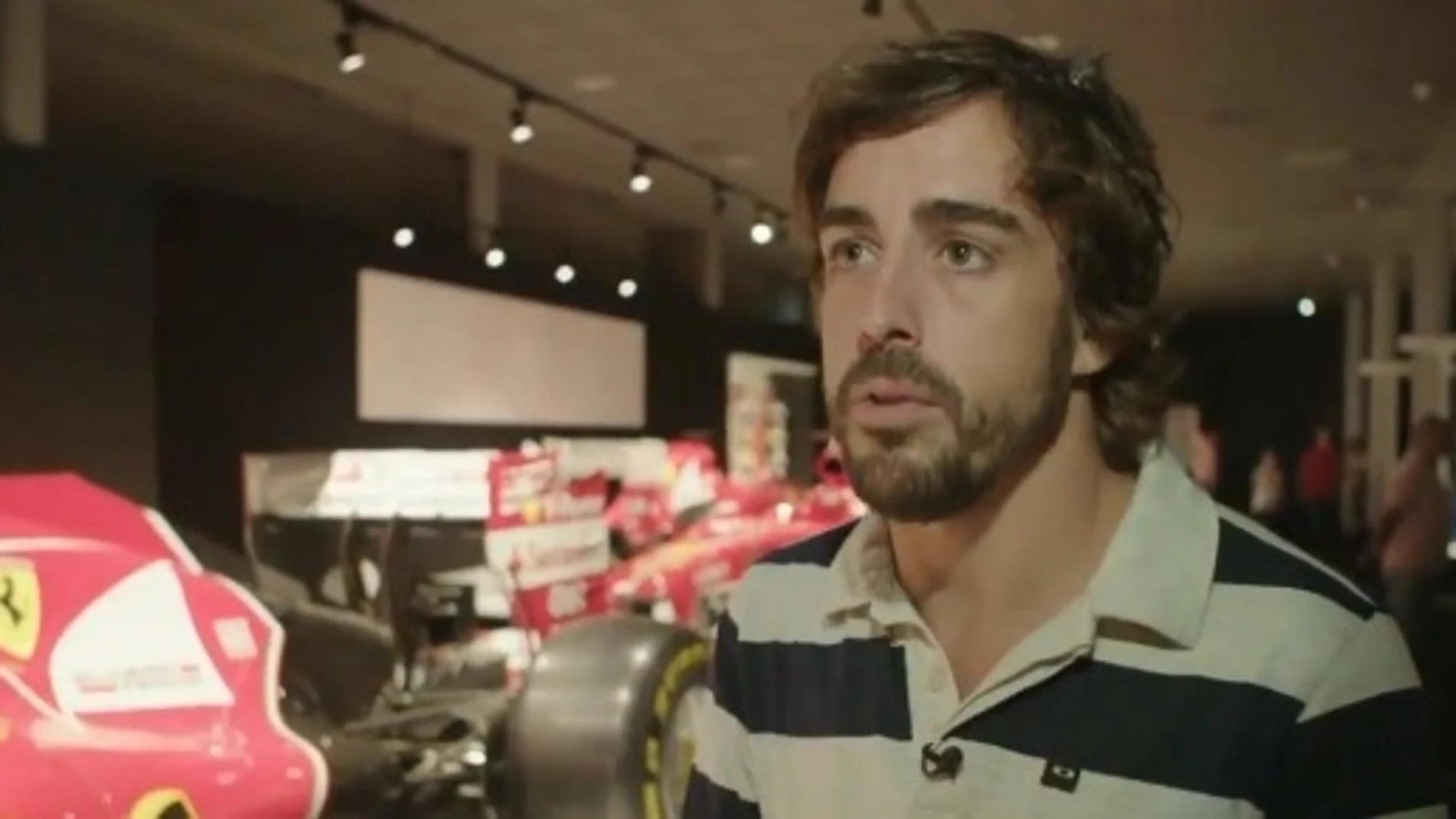 Alonso, en una entrevista