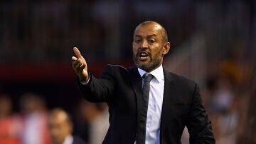 El técnico portugués del Valencia CF, Nuno Spirito Santo