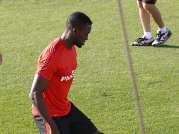  El delantero colombiano del Atlético de Madrid, Jackson Martínez