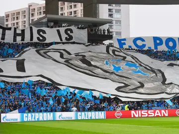 La afición del Oporto durante un partido La afición del Oporto durante un partido