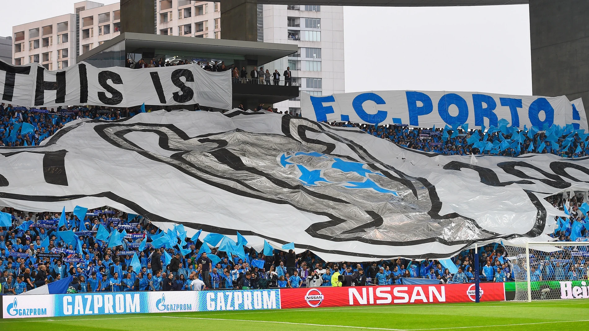 La afición del Oporto durante un partido La afición del Oporto durante un partido