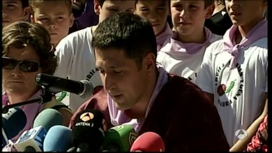 Una orden judicial impide que familiares de presos de ETA lanzaran el chupinazo en Ibarra