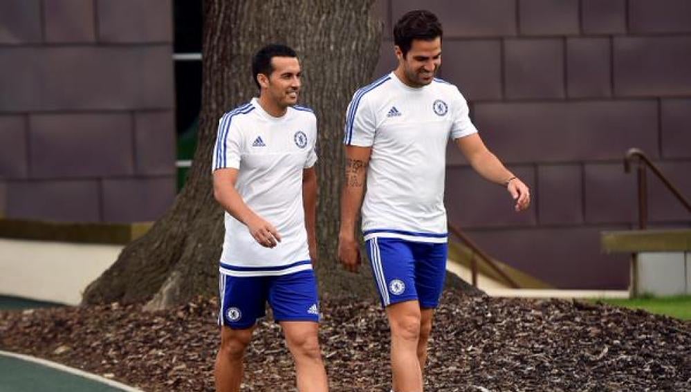 Pedro y Cesc, compañeros de nuevo en el Chelsea