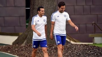 Pedro y Cesc, compañeros de nuevo en el Chelsea